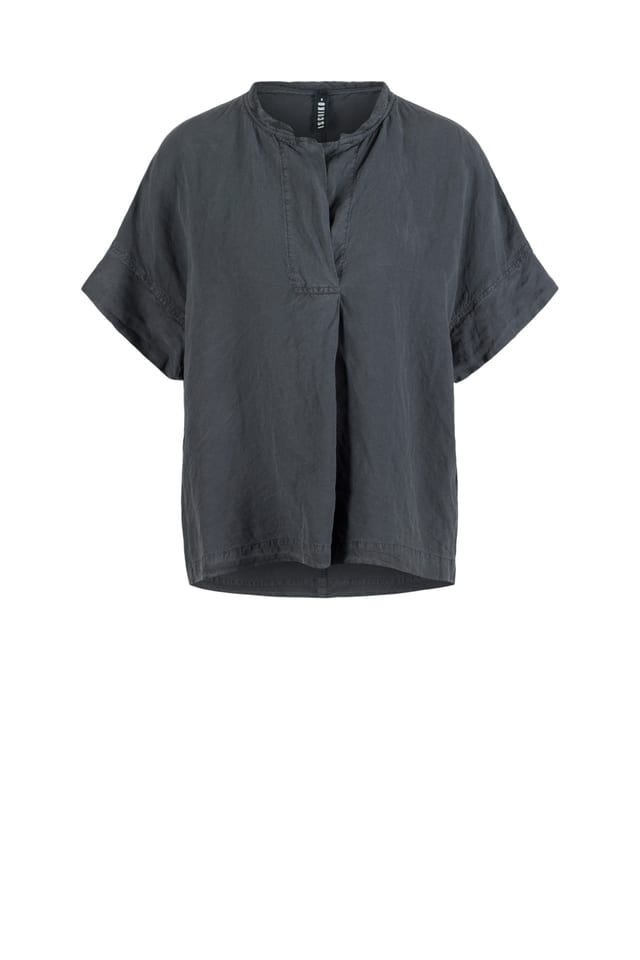 Blouse 610 - Lyocell linen blend - 462RIVER - 60260110530