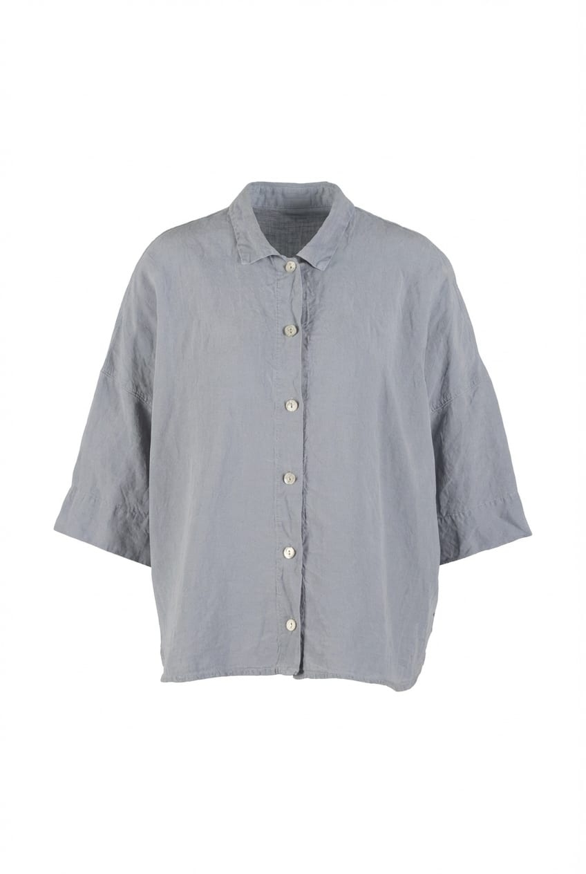 Bluse 611 - Lyocell-Leinen Mischung - 432TROUT - 60260110531