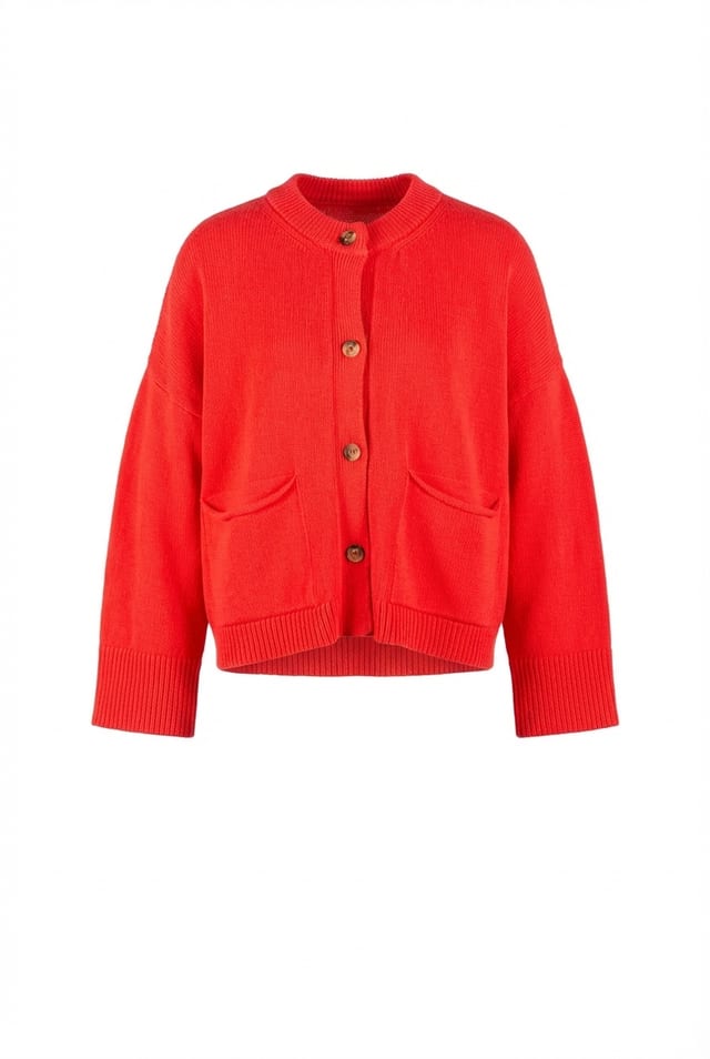 Jacket 602 - Cotton blend in coarse knit - 340PEPPER - 60260110702