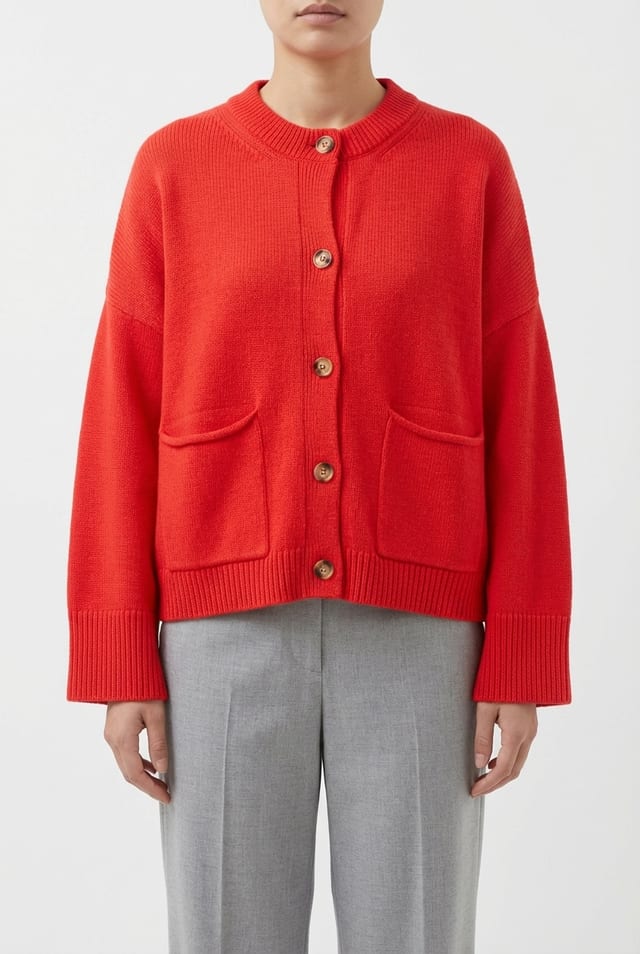 Jacket 602 - Cotton blend in coarse knit - 340PEPPER - 60260110702