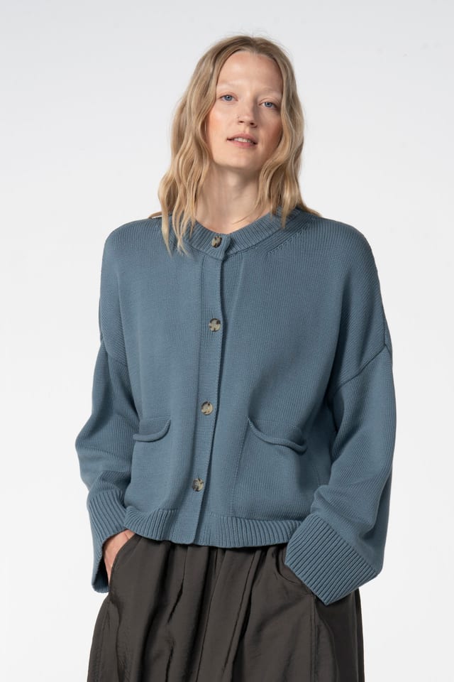 Jacket 602 - Cotton blend in coarse knit - 460RIVER - 60260110702