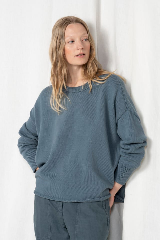 Pullover 603 - Cotton blend in coarse knit - 460RIVER - 60260110703