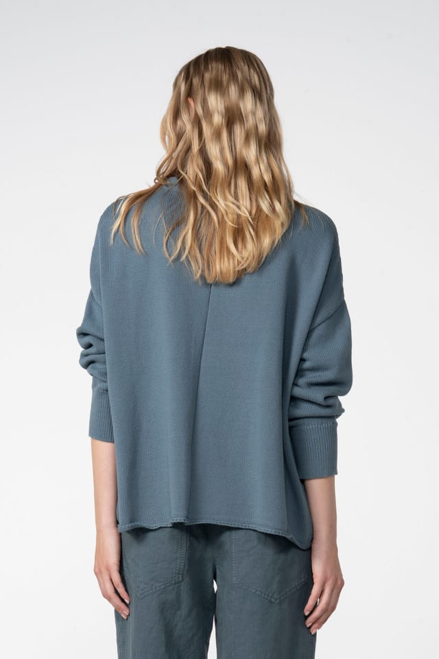 Pullover 603 - Cotton blend in coarse knit - 460RIVER - 60260110703