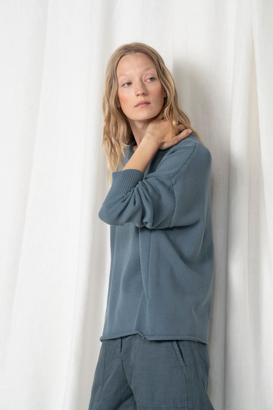 Pullover 603 - Cotton blend in coarse knit - 460RIVER - 60260110703