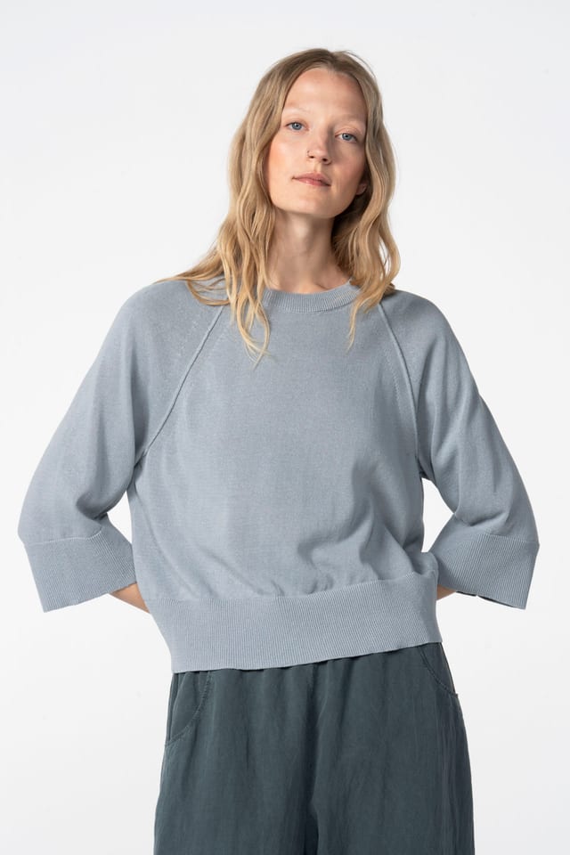 Pullover 605 - Organic cotton blend - 430TROUT - 60260110705