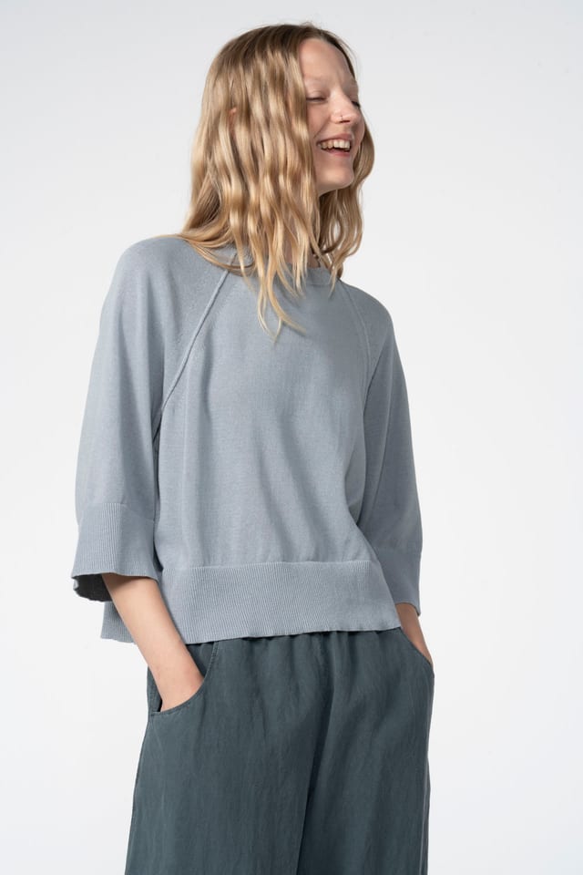 Pullover 605 - Organic cotton blend - 430TROUT - 60260110705