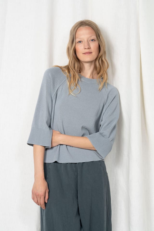 Pullover 605 - Organic cotton blend - 430TROUT - 60260110705