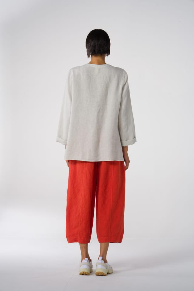 Trousers 601 - Lightweight linen - 240GOJI - 60260310001