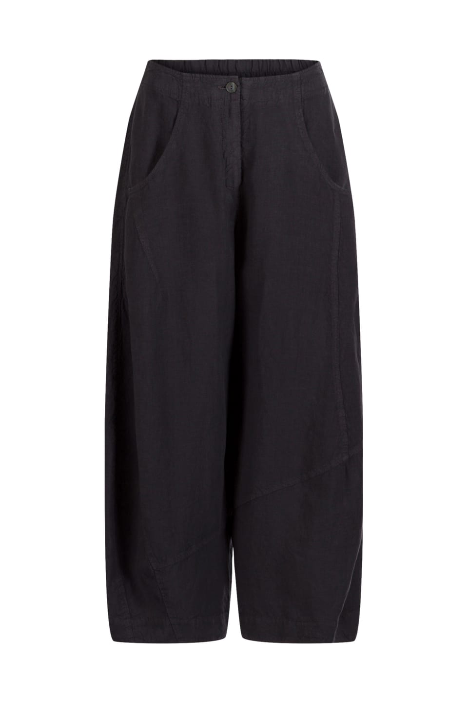 Trousers 601 - Lightweight linen - 970ASPHALT - 60260310001