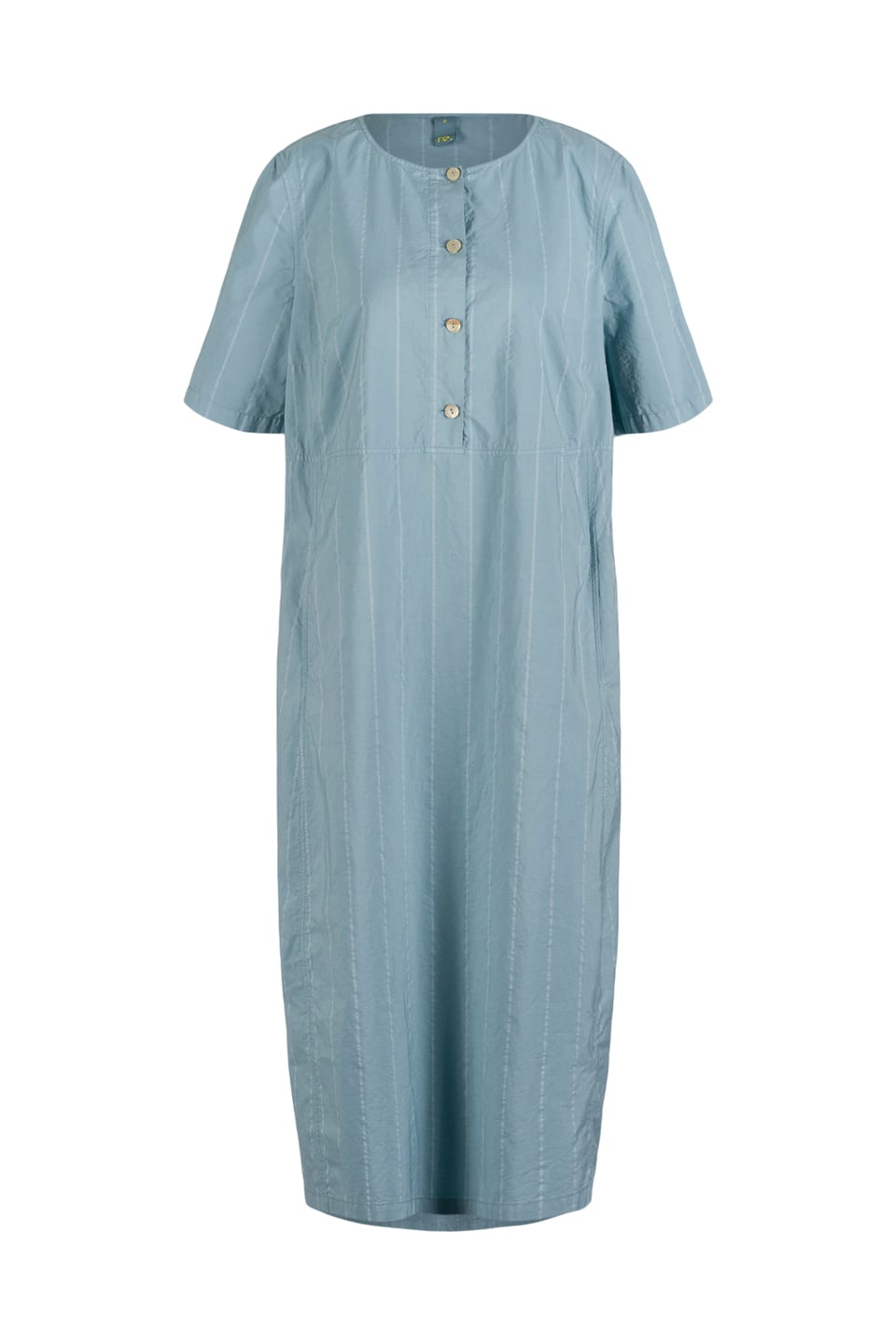 Dress 602 - Chalk stripes cotton blend - 530HAZE - 60260310006