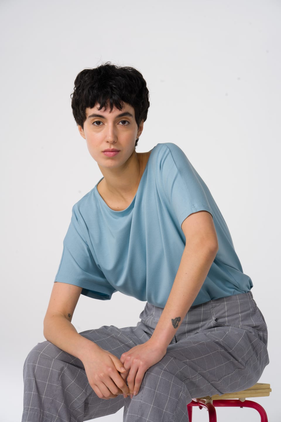 Shirt 601 - Viscose Jersey - 530HAZE - 60260310010