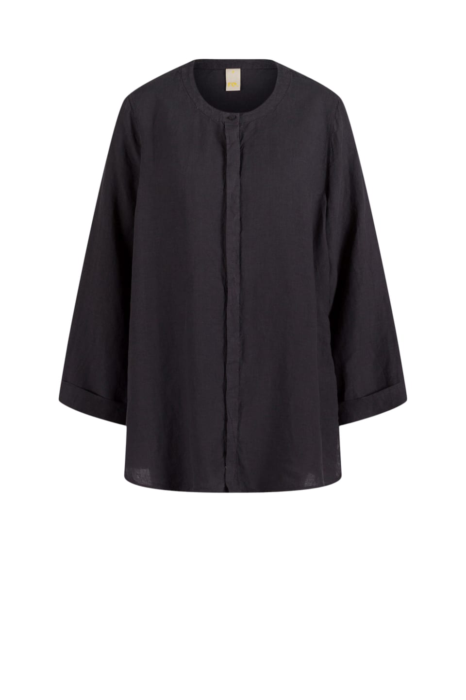 Blouse 603 - Lichtgewicht linnen - 970ASPHALT - 60260310013