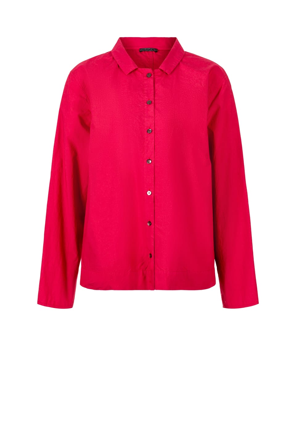 Blouse 414 - Cotton poplin - 340GARNET - 10240710049