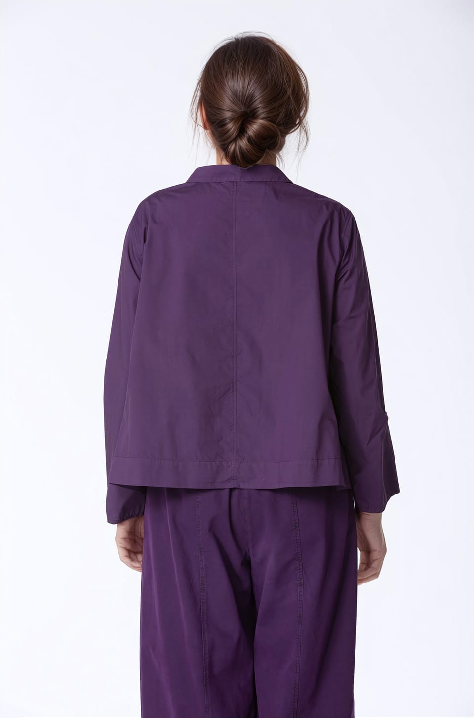 Blouse 414 - Cotton poplin - 480ACAI - 10240710049