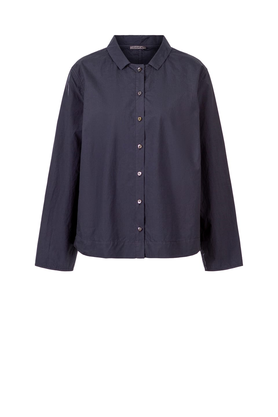 Blouse 414 - Cotton poplin - 490NAVY - 10240710049