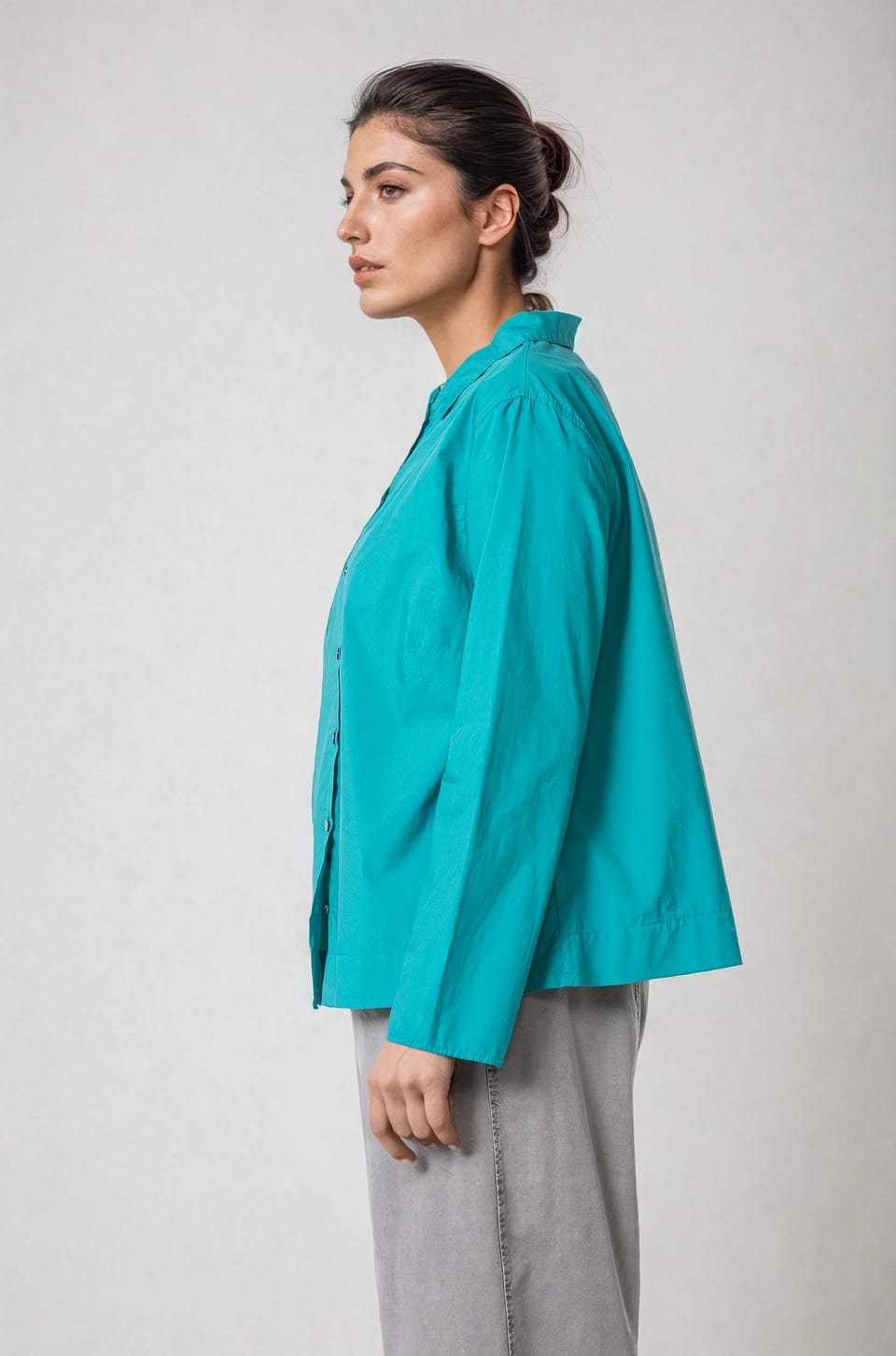Blouse 414 - Cotton poplin - 650AMULET - 10240710049