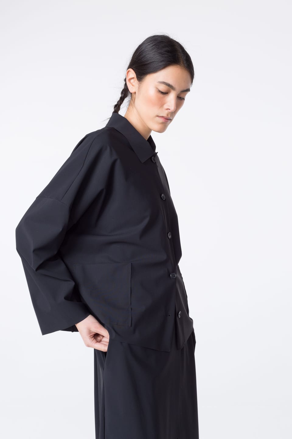 Jacket 407 - Techno-stretch - 990BLACK - 10240710054