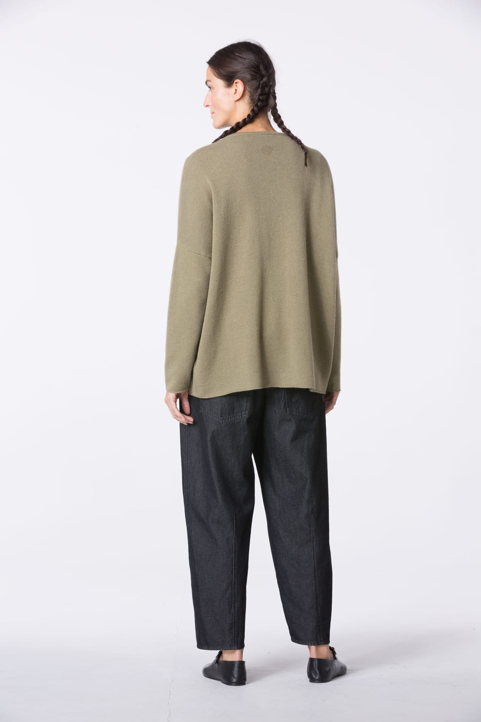 Trousers 417 wash - Cotton denim - 990BLACK - 10240710058