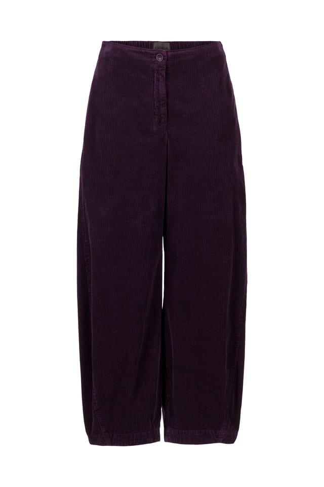 Hose 418 - Reiner Baumwollcord - 482ACAI - 10240710059