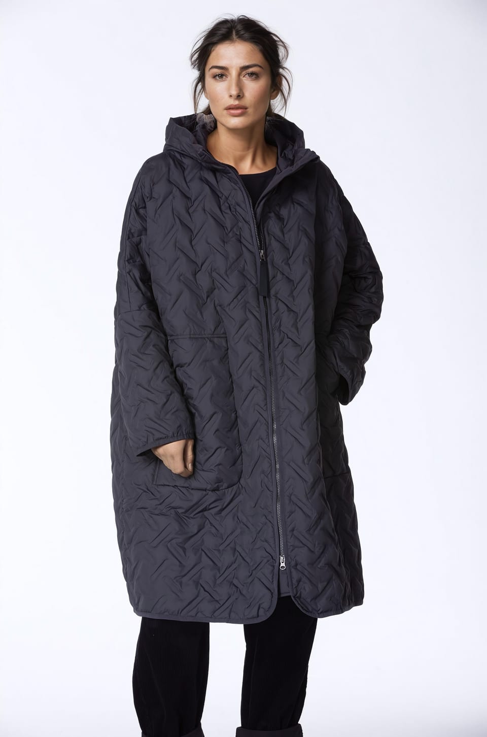 Kabát 402 - Polstrovaná skořepina - 990BLACK - 10240710060