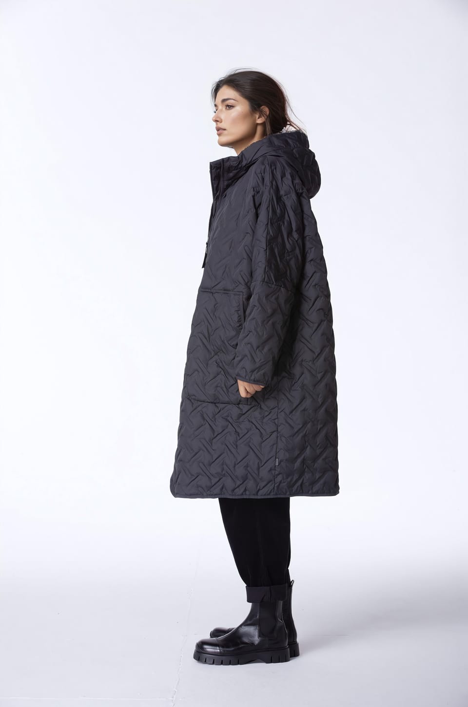 Kabát 402 - Polstrovaná skořepina - 990BLACK - 10240710060