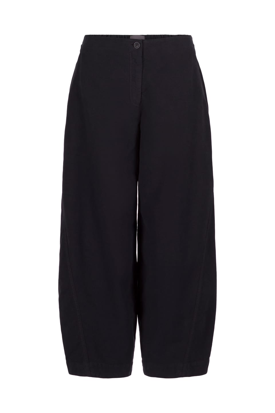 Trousers 421 - Cotton lyocell moleskin with stretch - 490NAVY - 10240710063