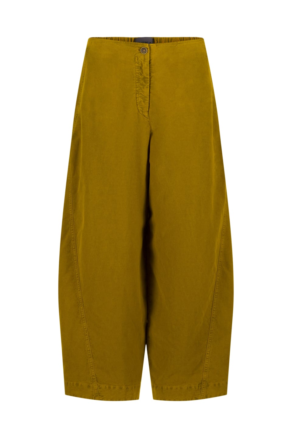 Trousers 421 - Cotton lyocell moleskin with stretch - 742BRASS - 10240710063