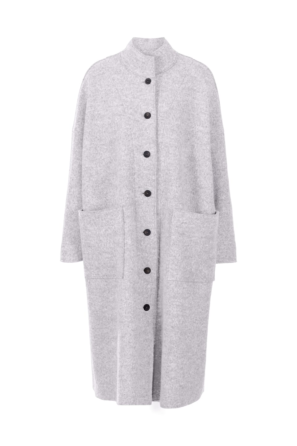 Kabát 403 - Tweed vařená vlna - 120ECRU - 10240710066