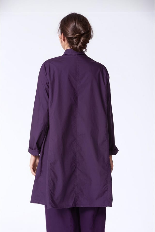 Blouse 417 - Cotton poplin - 480ACAI - 10240710067
