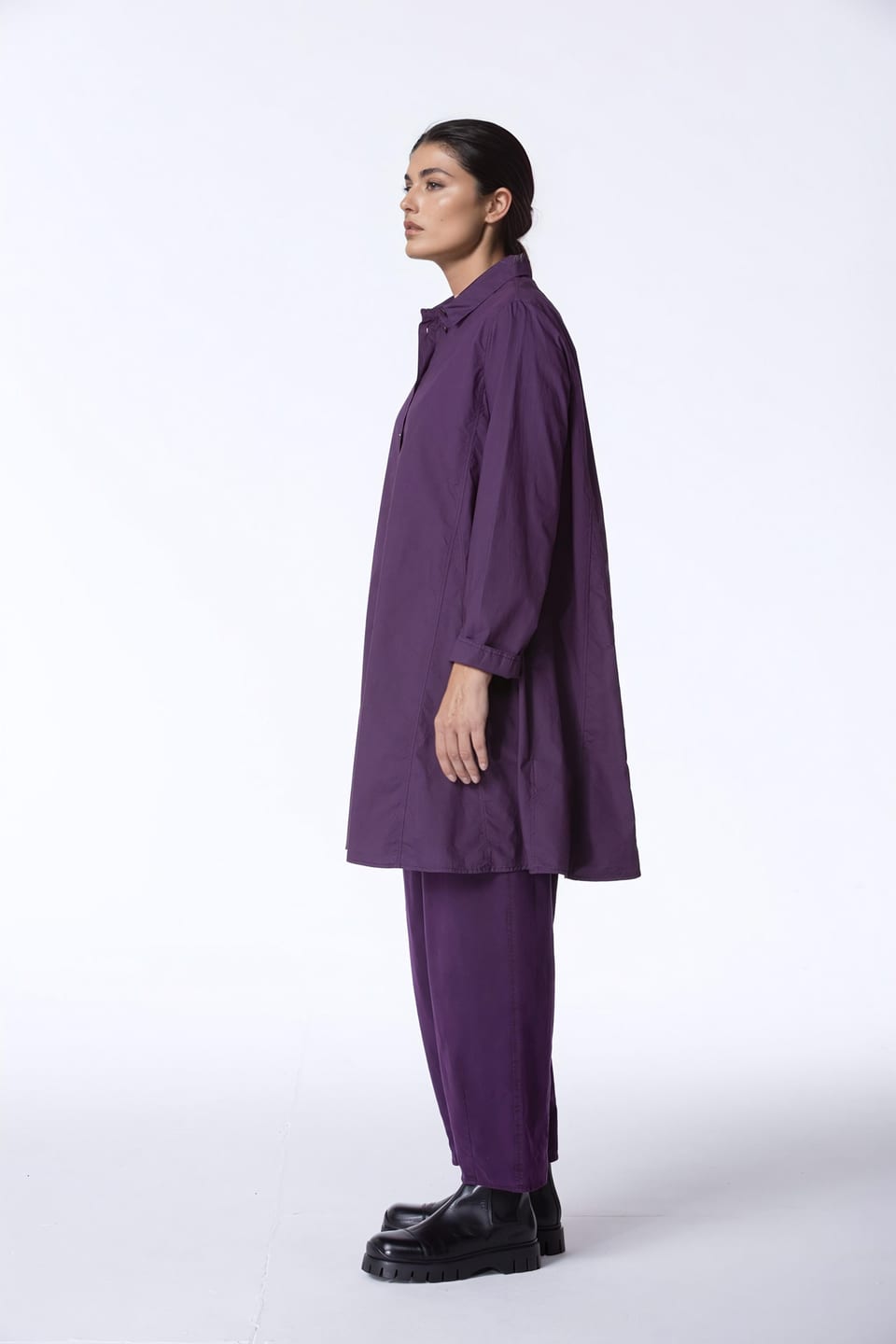 Bluse 417 - Baumwoll Popeline - 480ACAI - 10240710067