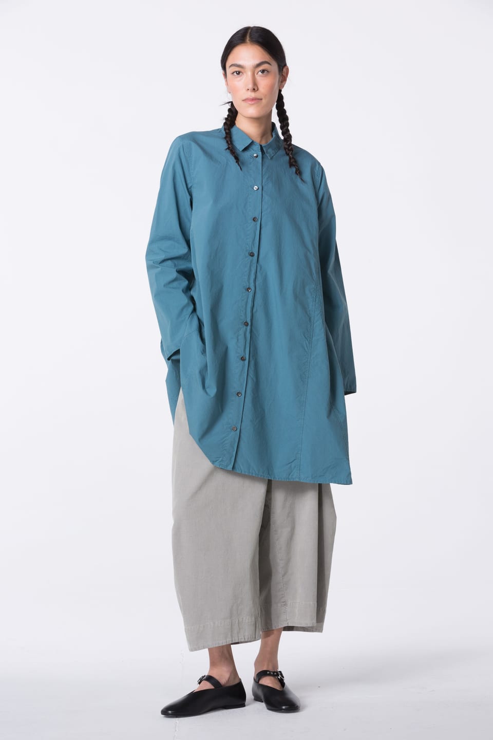 Bluse 417 - Baumwoll Popeline - 550STREAM - 10240710067