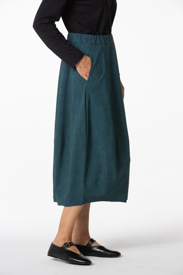 Skirt 402 - Printed techno-stretch - 550STREAM - 10240710068