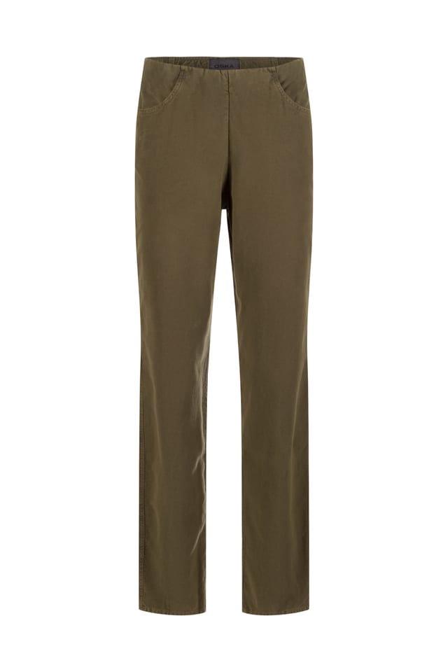 Hose 423 - Elastischer Baumwoll-Lyocell Moleskin - 772LICHEN - 10240710069