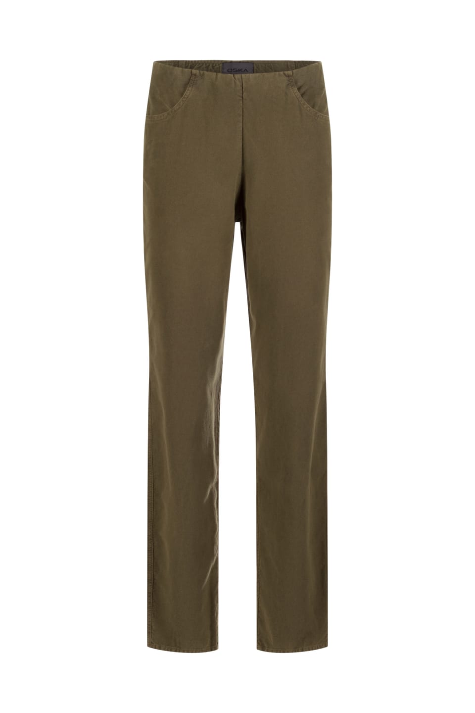 Hose 423 - Elastischer Baumwoll-Lyocell Moleskin - 772LICHEN - 10240710069