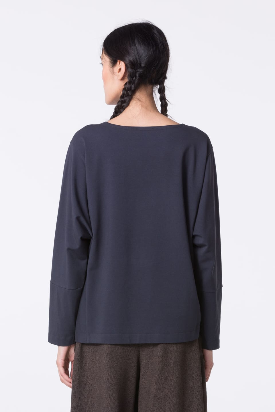 Skjorte 403 - Økologisk bomuld- og modalblanding - 490NAVY - 10240710070