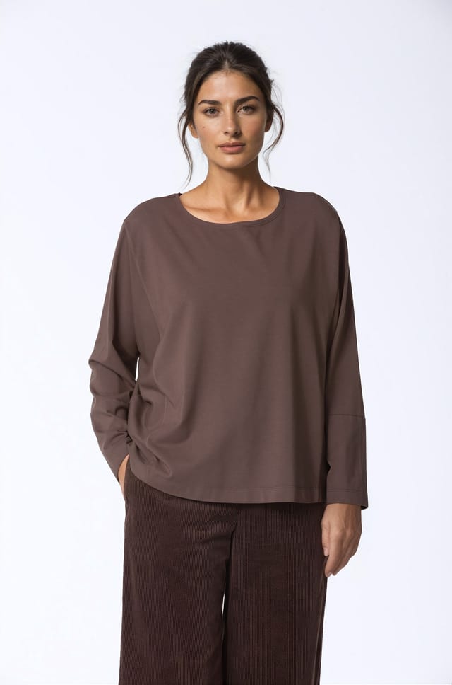 Shirt 403 - Organic cotton modal jersey - 790YAK - 10240710070