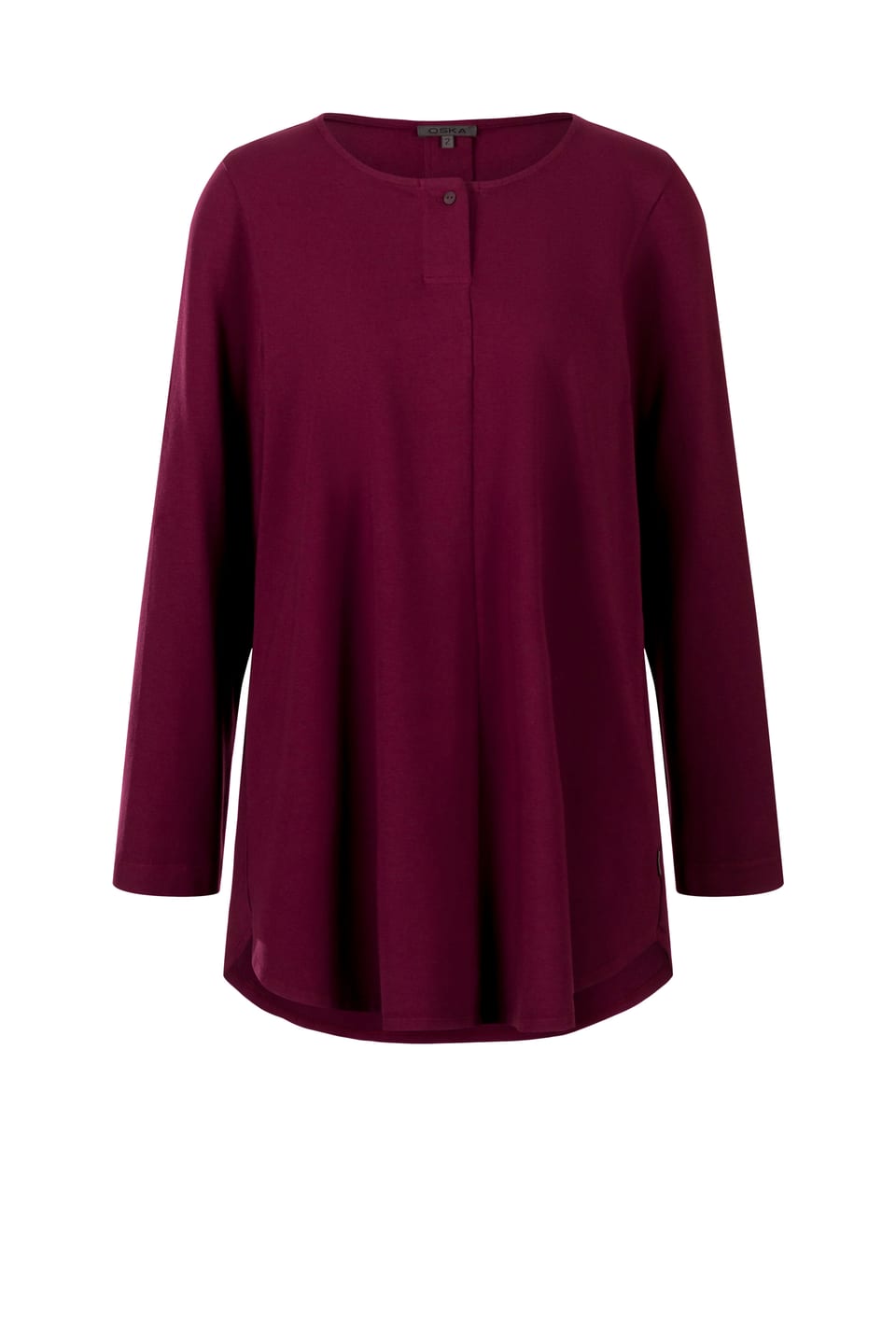 Shirt 404 - Biobaumwoll-Modal Jersey - 370WINE - 10240710071
