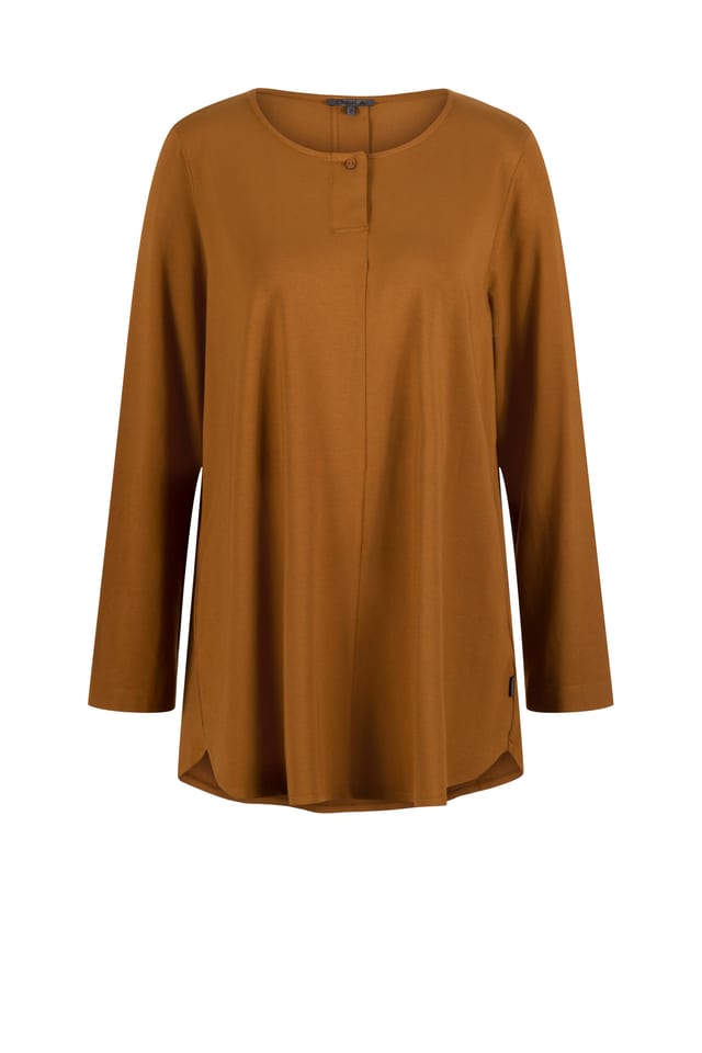 Shirt 404 - Organic cotton modal jersey - 850SISAL - 10240710071