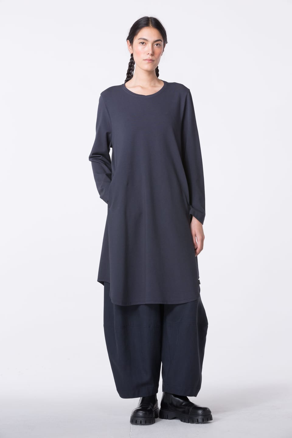 Shirt 405 - Organic cotton modal jersey - 490NAVY - 10240710072