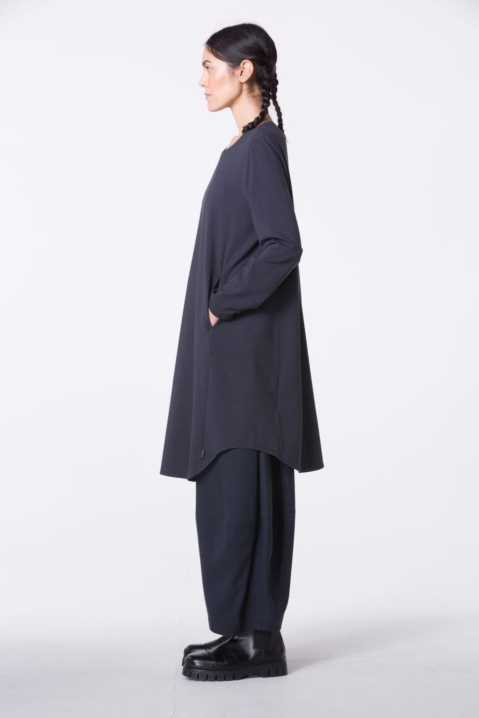 Shirt 405 - Organic cotton modal jersey - 490NAVY - 10240710072
