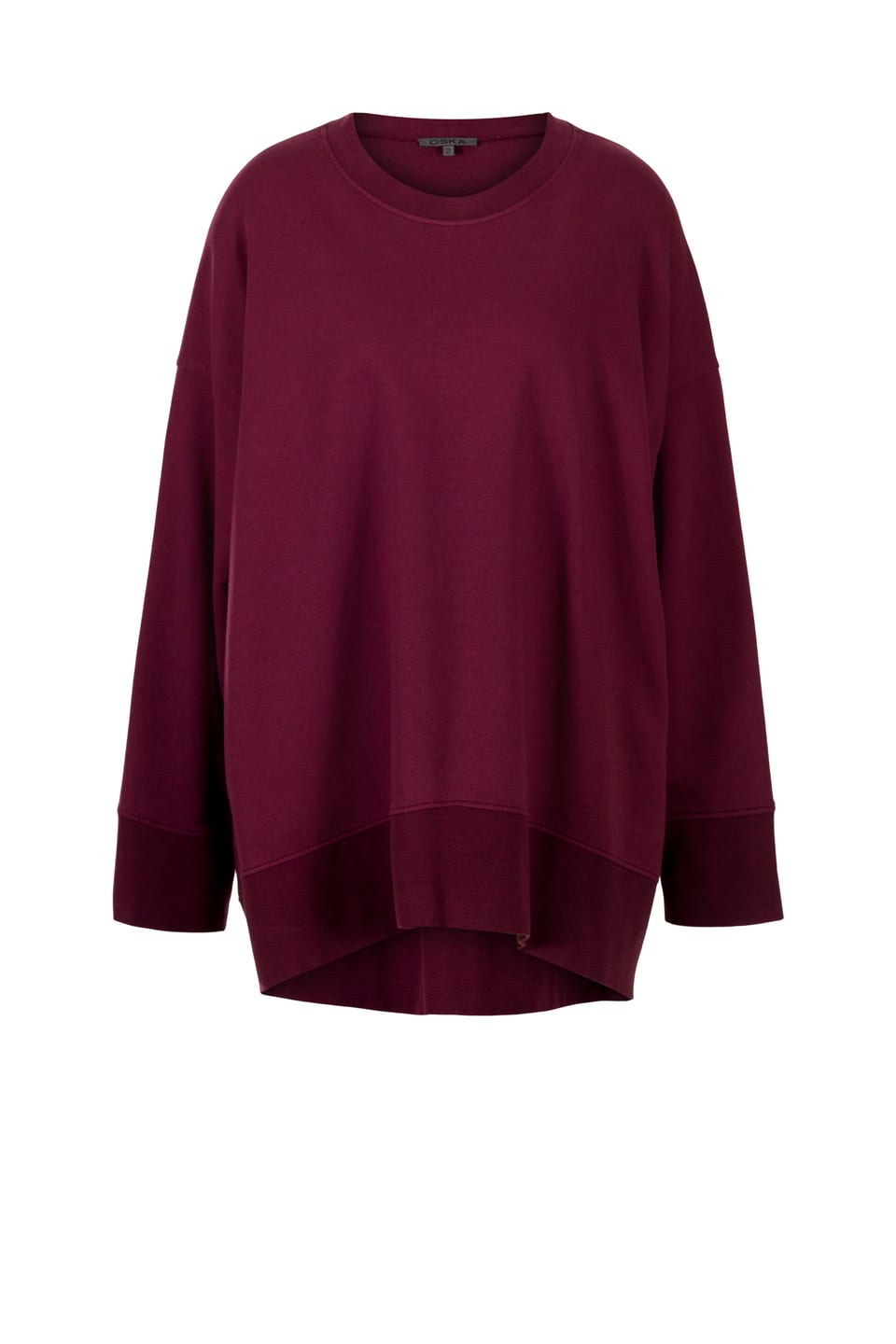 Pullover 438 - Organic cotton yak sweat - 370WINE - 10240710074
