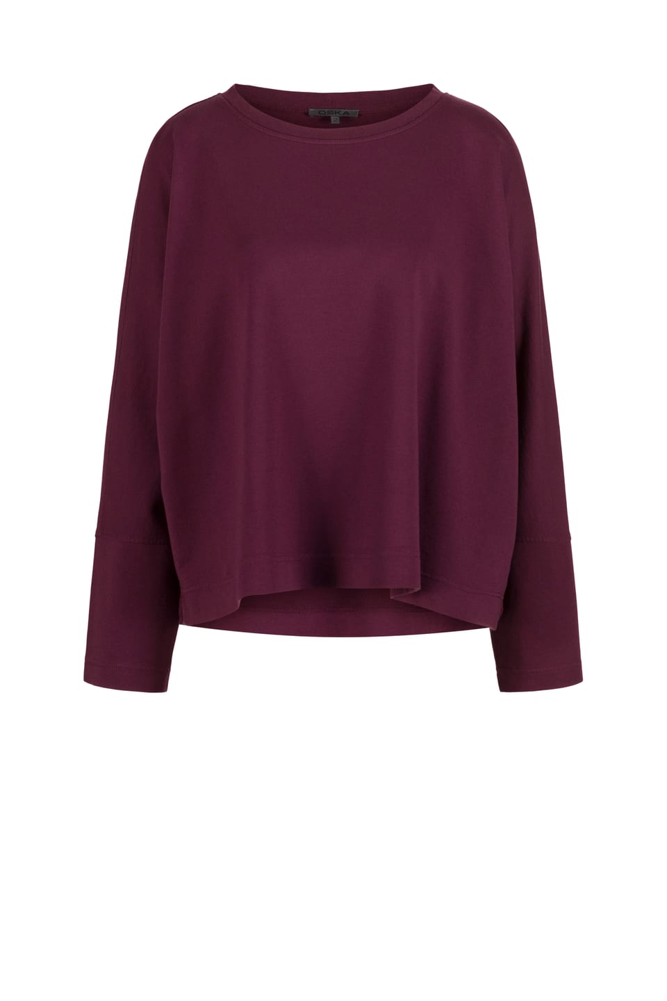 Pullover 439 - Biobaumwoll-Yak Sweat - 370WINE - 10240710075