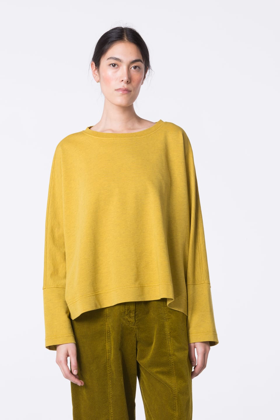 Pullover 439 - Biobaumwoll-Yak Sweat - 740BRASS - 10240710075