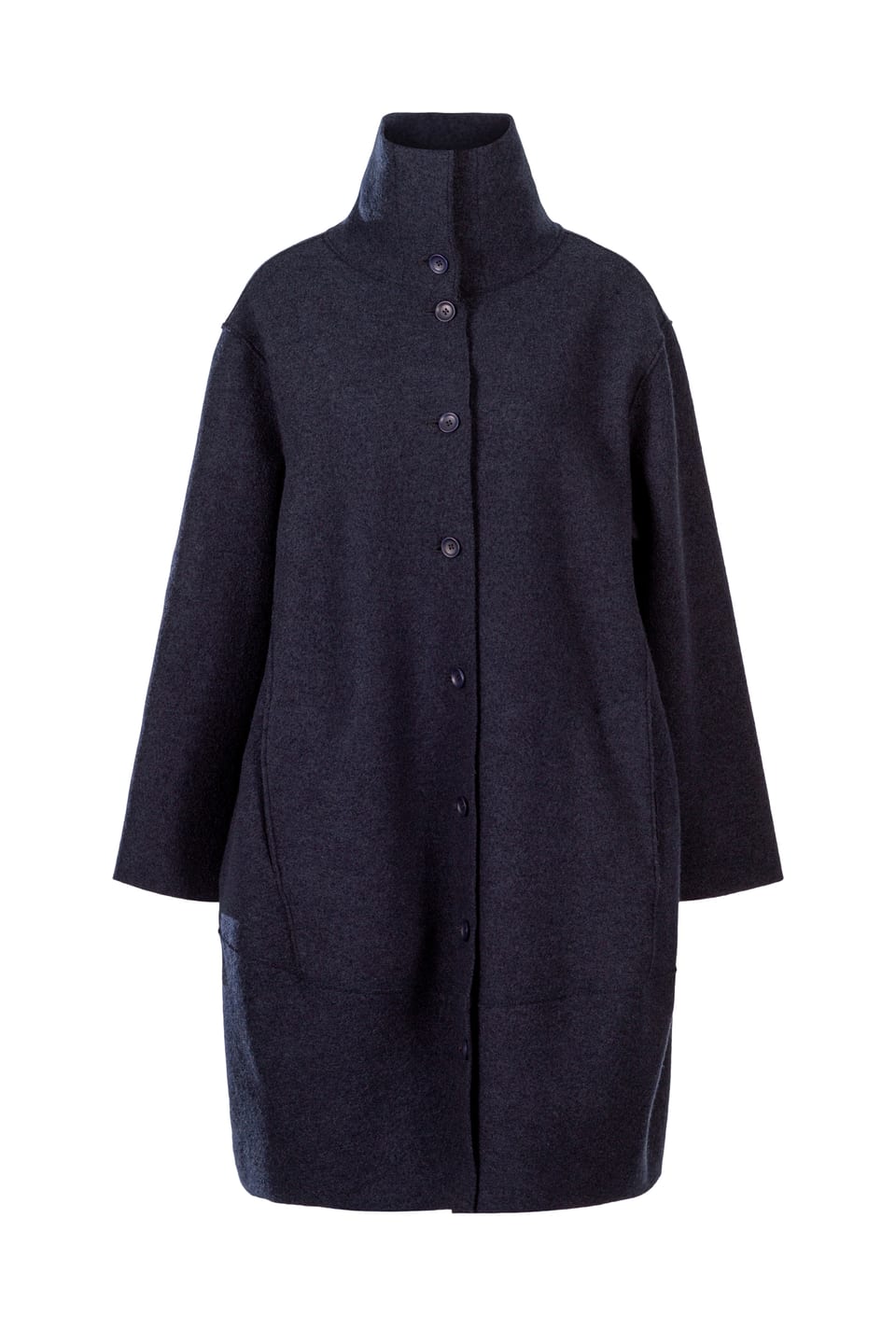 Outdoor jacket 402 - Premium OSKA boiled wool - 490NAVY - 10240710078