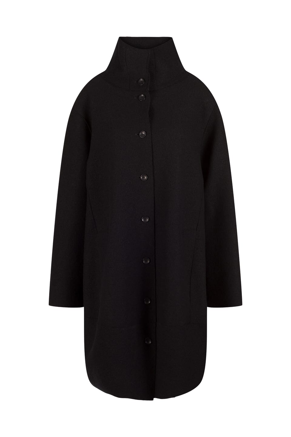 Outdoor jacket 402 - Premium OSKA boiled wool - 990BLACK - 10240710078
