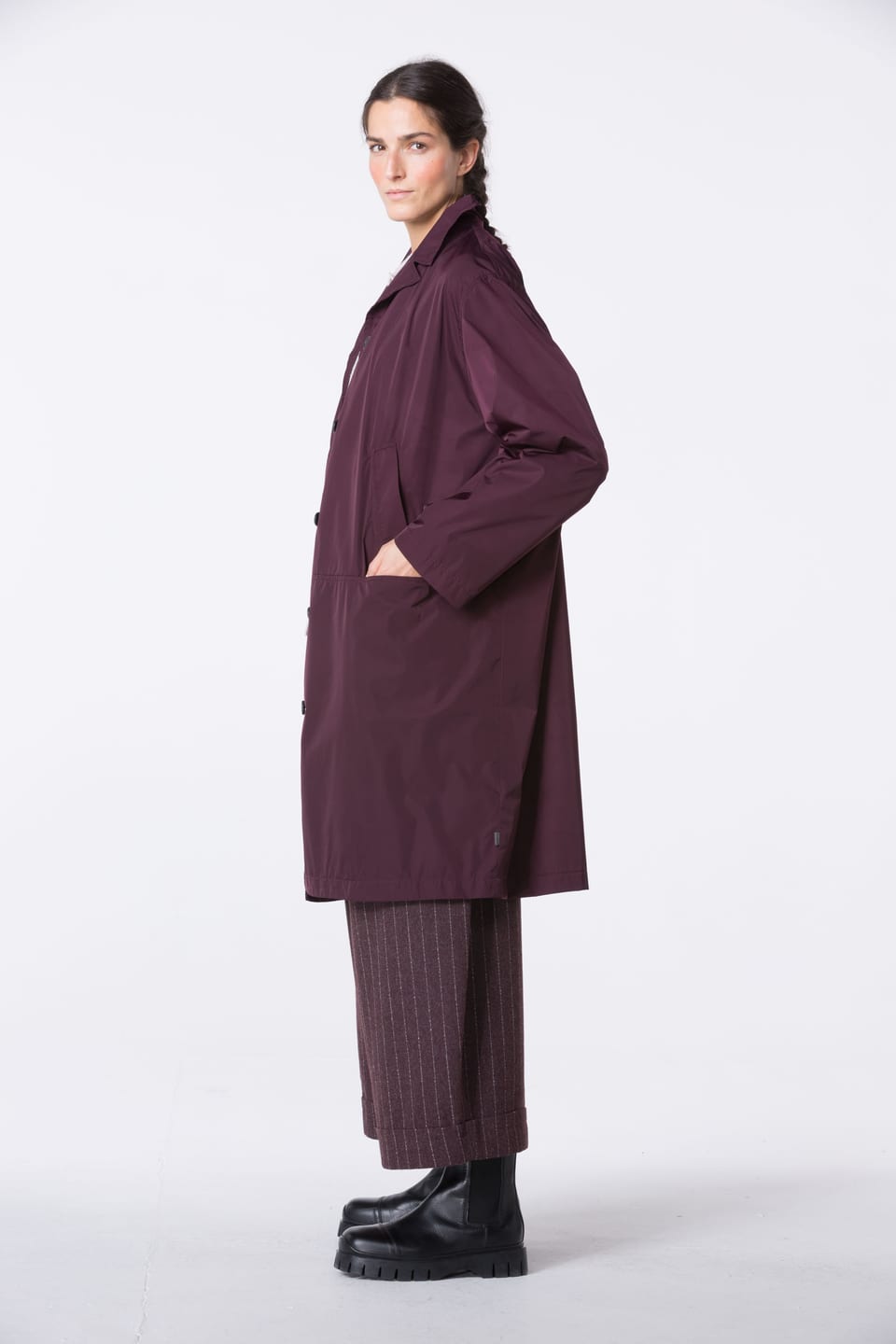 Coat 405 - Outdoor polyester - 370WINE - 10240710080