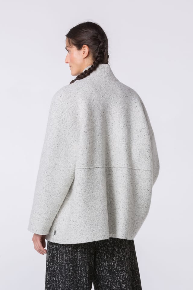 Outdoorjacke 404 - Tweed Walk - 120ECRU - 10240710081