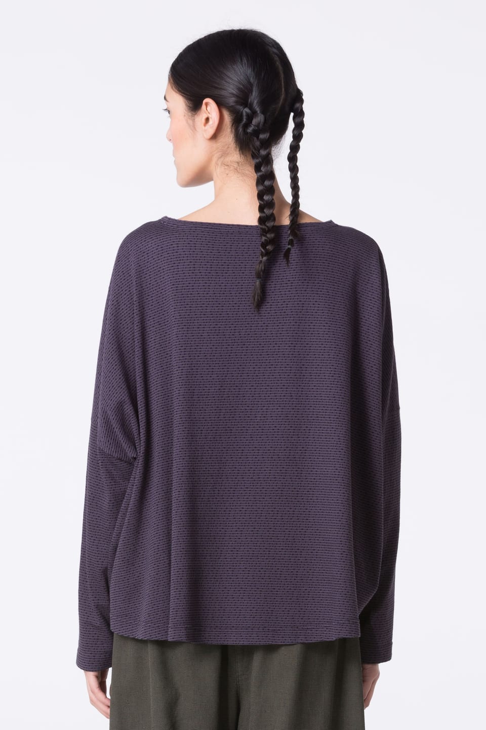 Pullover 440 - Reiner Baumwolljersey - 480ACAI - 10240710084