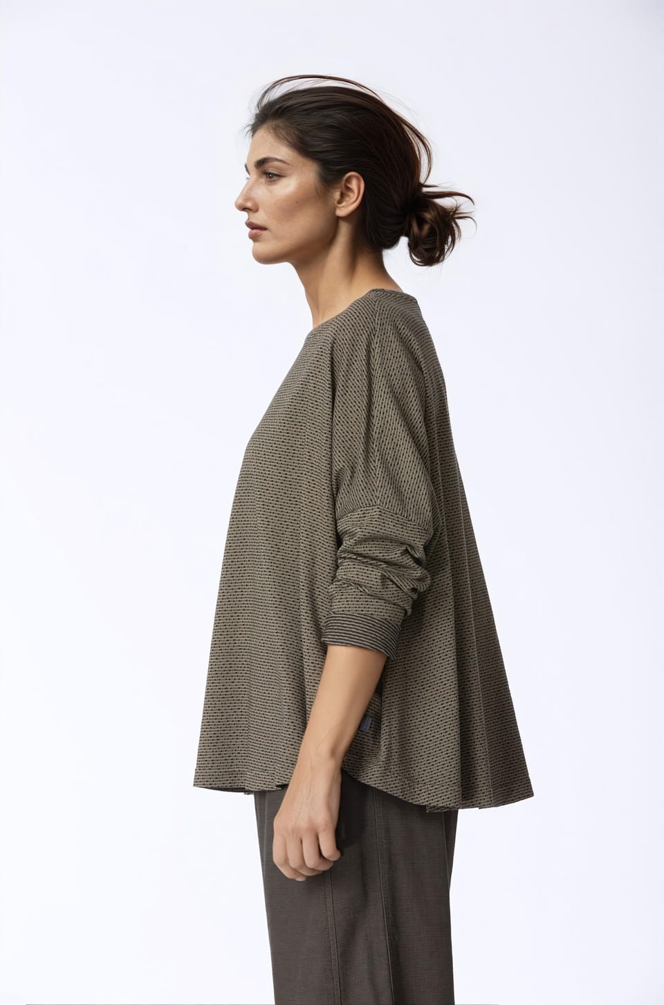 Pullover 440 - Reiner Baumwolljersey - 770LICHEN - 10240710084