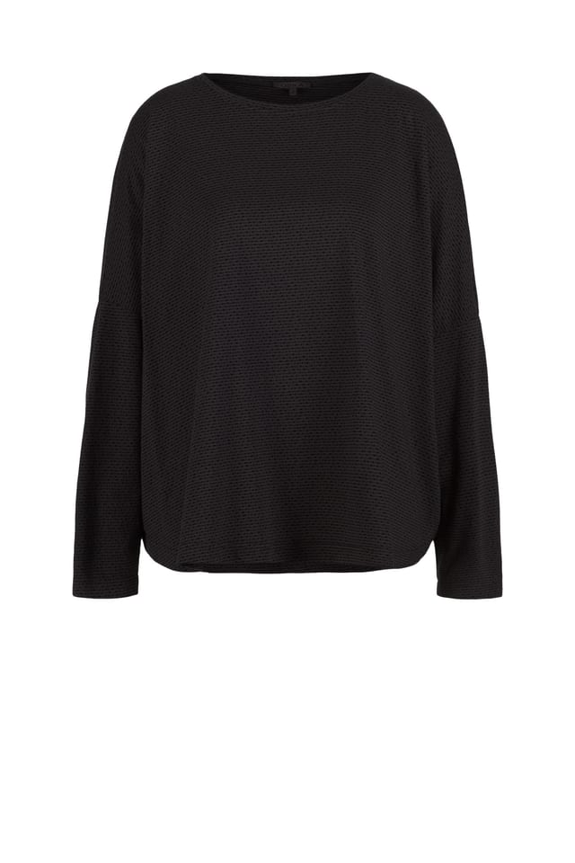Pullover 440 - Pure cotton jersey - 990BLACK - 10240710084